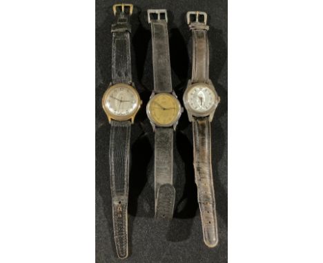 A Vintage Tissot wristwatch; others, Timex, etc (3) 