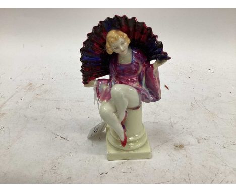 Rare Royal Doulton figure - Angela HN1204Hairline crack to underside of base and possibly carrying on up to the foot rim. The