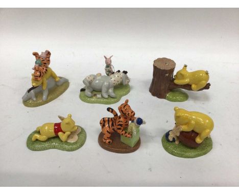 Six boxed Royal Doulton Winnie the Pooh ceramic figures