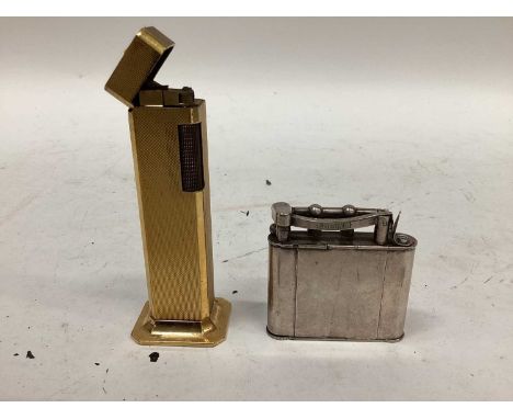 Dunhill tall boy lighter and Dunhill lighter/powder compact