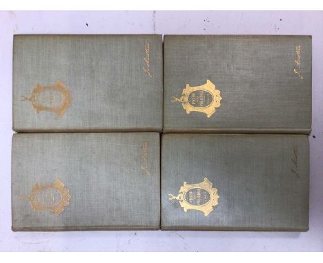 Jane Austen - The Novels, edited by R. Brimley Johnson, 6 vol. in 10, 1893 third edition, cloth bidings