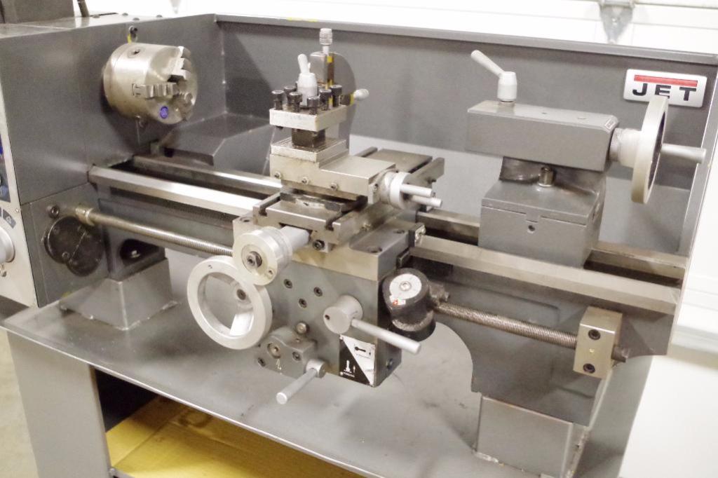 JET 9x20 Metal Lathe & Stand, Assorted Tools & Tooling M/N BD920W