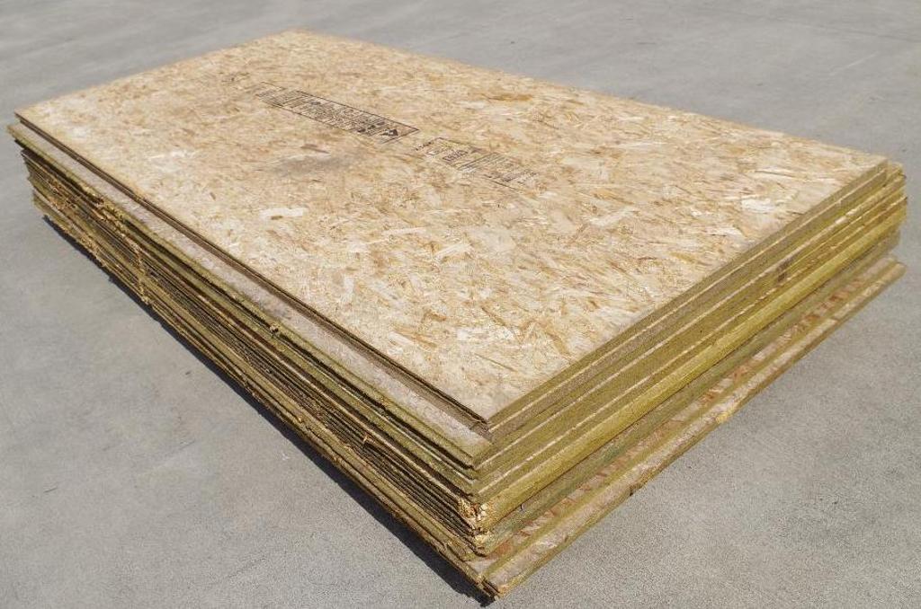 [16] 3/4" x 4' x 8' T&G 'Edge Gold' OSB Subflooring (2 sheets have
