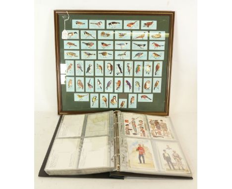 RINGBINDER ALBUM OF GEOFF WHITE LTD. MODERN MILITARY RELATED POSTCARDS, British Army Series, Irish Constabulary Series etc...
