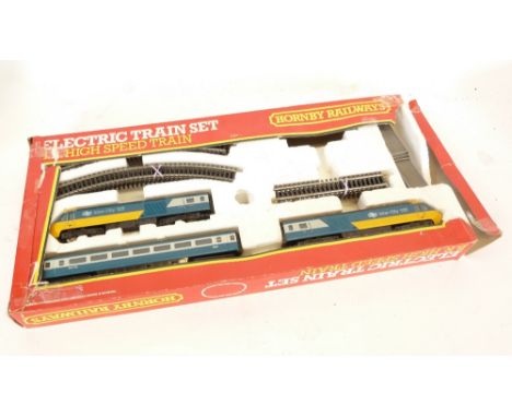 MODERN HORNBY 'B.R.' HIGH SPEED TRAIN SET (a.f.) 0-4-0 Industrial tank locomotive, boxed, diesel loco, D7063, 4-4-0 Great Wes