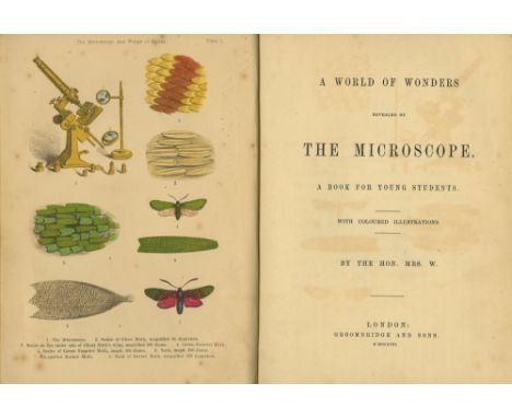 Famous Co. Offaly Entomologist[Ward (Mrs. Mary)] A World of Wonders Revealed by The Microscope, A Book for Young Students sm.
