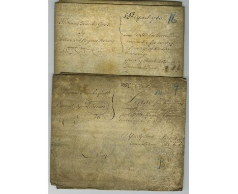 Dublin Brewer Leases Lands in Rathfarnham, 1785Co. Dublin: Two indentures, both dated 26 April 1785, from Thomas Franks, gent