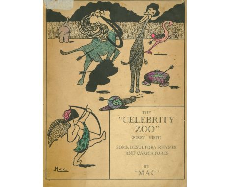 Illustrated items: Maenie (J.M.) The Celebrity Zoo (First Visit), 4to D. 1925. Signed Lim. Edn. 22 (200), hand coloured illus