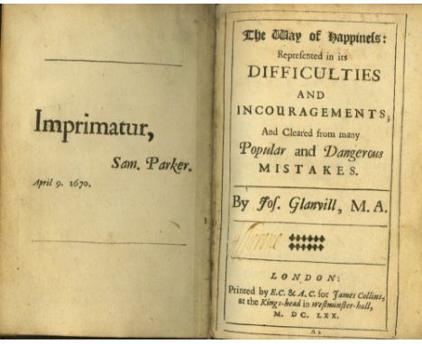 Binding by Samuel MearneGlanvill (Jos.) The Way of Happiness: Represented in its Difficulties and Incouragments; and Cleared 