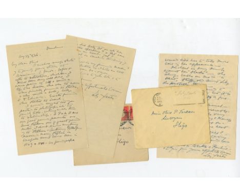                                      'Stuffy old Aunt Lily  ..'Susan Mary (Lily) Yeats: Two ALS to her relation Olive P. Jack