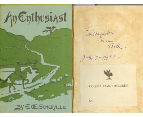 Signed Presentation CopySomerville (E.O.E.) & Ross (M.) An Enthusiast, L. (Longmans) 1921. First Edn., hf. title, [VIII], [26