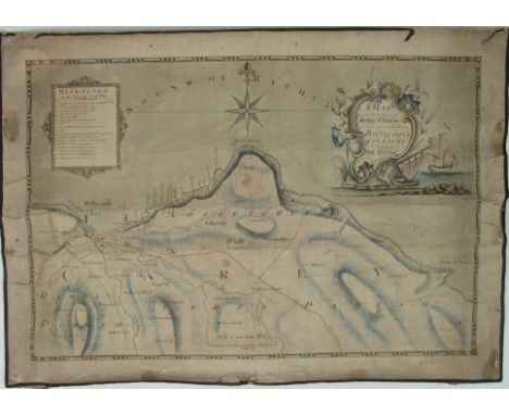 Rare Map of Ballycastle Colliery, 1790 Co. Antrim: Williamson (J.) Surveyor, A Map of Part of the County of Antrim Showing th