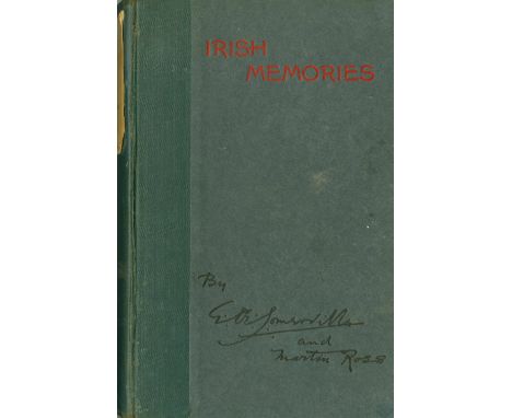 Presentation Copy from The AuthorsSomerville (E.O.E.) & Ross (M.) Irish Memories, roy 8vo L. (Longmans) 1917. First Edn., hf.
