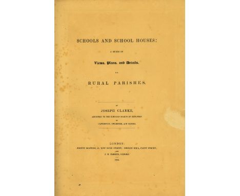 Architecture: Clarke (Joseph) Schools and School Houses: A Series of Views, Plans and Details for Rural Parishes, Folio L. 18