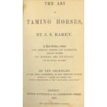 Equestrian Interest: Rarey (J.S.) The Art of Taming Horses, 12mo L. 1858, frontis & other illus.