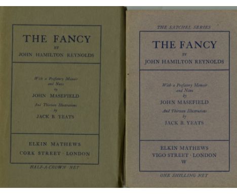 [YEATS, Jack B., 1871-1957] The Fancy, by John Hamilton Reynolds, with a preparatory Memoir by John Masefield and Thirteen Il