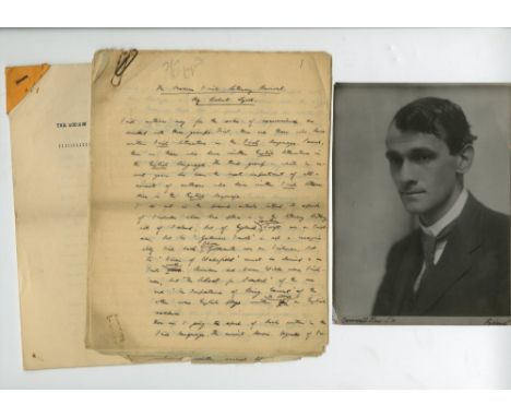 THE ARCHIVE OF ROBERT LYND [1879-1949]Lynd (Roberts) A very large collection of Manuscript, Typescript and Printed Material, 
