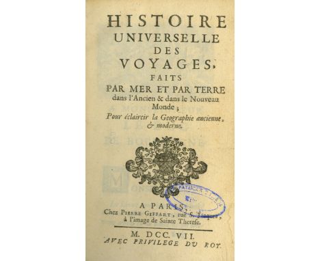 [de Bellegarde (Abbe J.B. Morvan)] Histoire Universelle des Voyages, Faits Par Mer et Par Terre dans l'Ancien & dans le Nouve