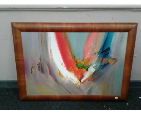 "Abstract", signed Wilkinson lower right, framed 