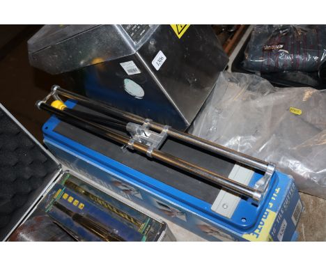A 16" tile cutter 