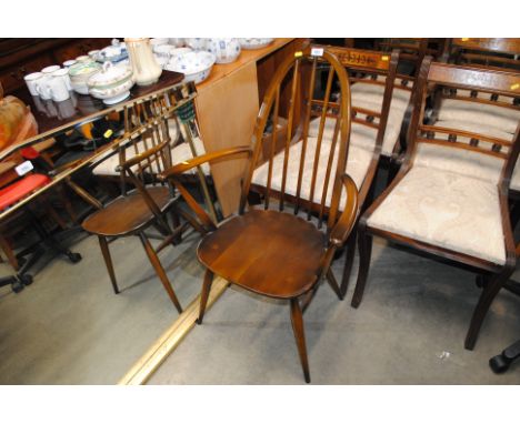 An Ercol elbow chair