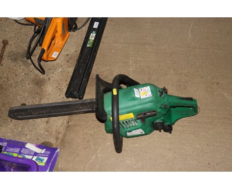 A Gardenline petrol chainsaw