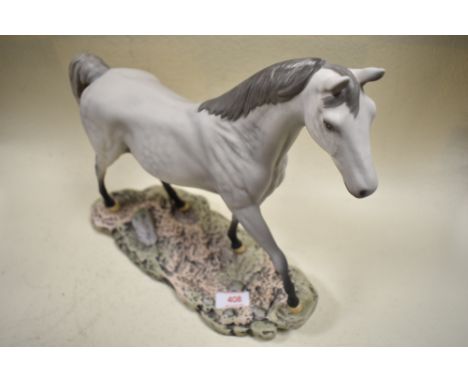 A Royal Doulton study, Moonlight on ceramic base, grey, matt 2671