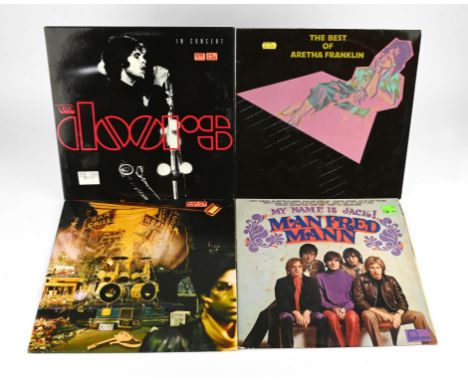 Vinyl records - collection to include, The Doors, Copperhead, George Benson, Faces, Roberta Flack, Led Zeppelin, Chris Squire