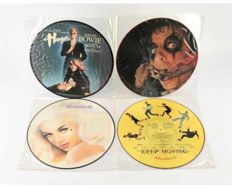 Vinyl records - Picture disc collection, to include, ET, Elvis, Marc Bolan, Anthrax, The Police, The Human League, The Strang