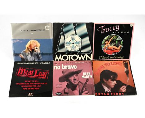 Vinyl records - large collection of 7" singles and EPs, to include, The Beatles, The Style Council Cliff Richard, Wham, Paul 