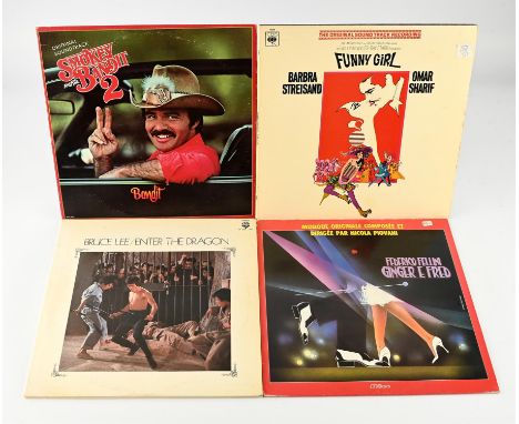 Vinyl records - Film Soundtrack collection, to include, Serpico, Frantic, Quiet Days In Clichy,Quartet, Quest For Fire and mo
