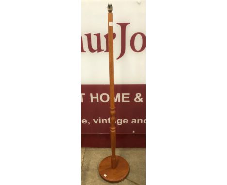 A Danish teak standard lamp 