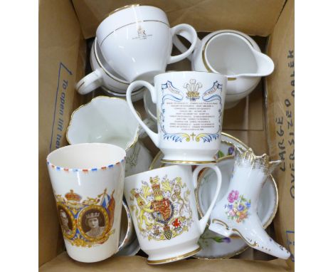 Coronation cups, saucers and other Royalty commemorative china