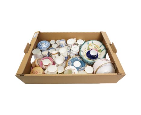 Collection of ceramics and tea ware to include Royal Worcester cake plates, Aynsley teacups, Mintons etc