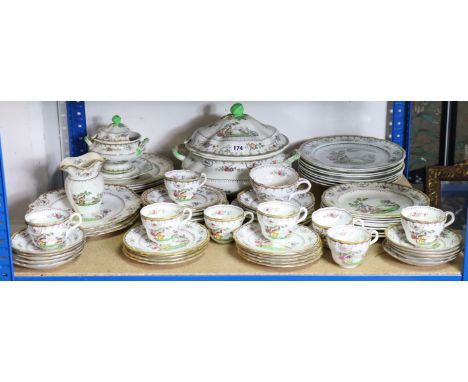 A Copeland Late Spode “Chelsea” sixty-six piece extensive part dinner &amp; tea service, part w.a.f.