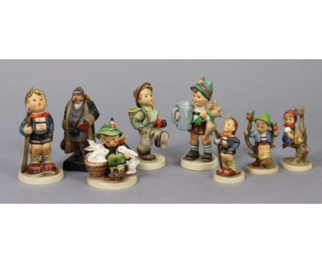 Seven various other Goebel Hummel Figures (all untitled).