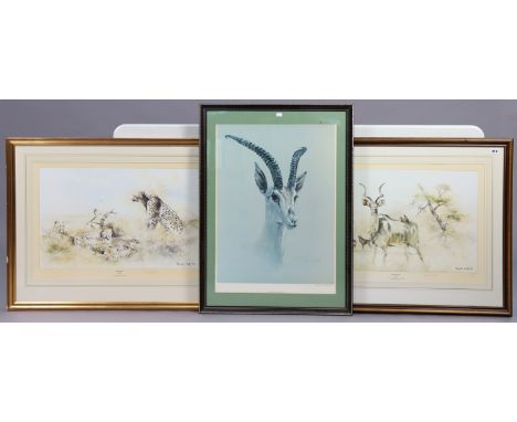 Two large Limited Edition coloured prints by David Kelly titled “Living Harmony” (Ltd.ed. no 24/850), &amp; “Silent Vigil” (L
