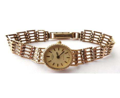 A Lady's 9 Carat Gold Rotary Wristwatch 