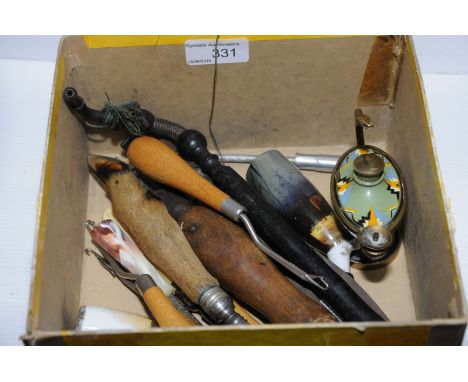 Small selection of pipes, lighters, tools etc.