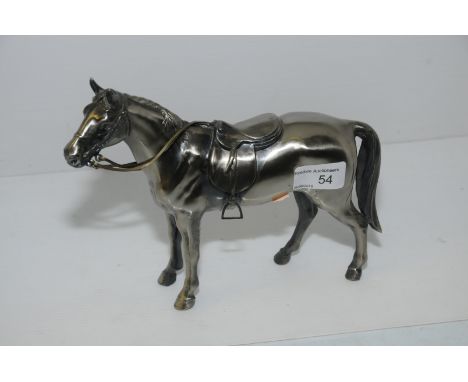 Pewter model of a horse