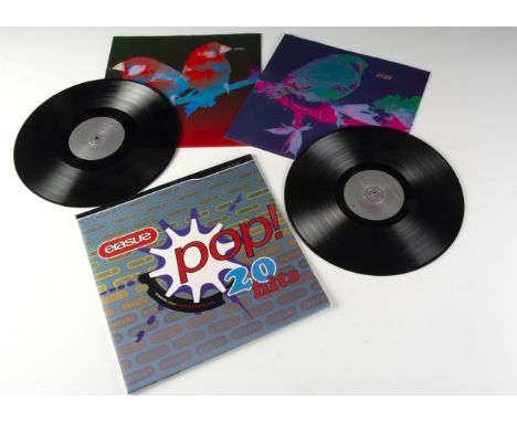 Erasure LP, Pop! The First 20 Hits Double LP - Original UK Release 1992 on Mute (MUTE L2) - Gatefold Sleeve with Inners - All