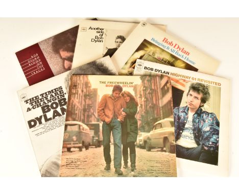 Bob Dylan LPs, fifteen Bob Dylan albums comprising Bringing It All Back Home, The Times They Are A-Changin', Bob Dylan, Highw