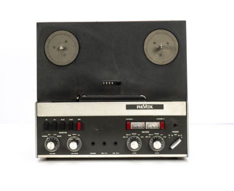 Revox Reel to reel Tape Recorder, Revox Reel to Reel Tape Recorder Type A77 s/n G126655, used condition wooden casing, some d