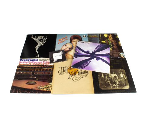 Rock / Prog LPs, seven albums of mainly Classic and Progressive Rock comprising  The Nice - Five Bridges (Pink Scroll labels 