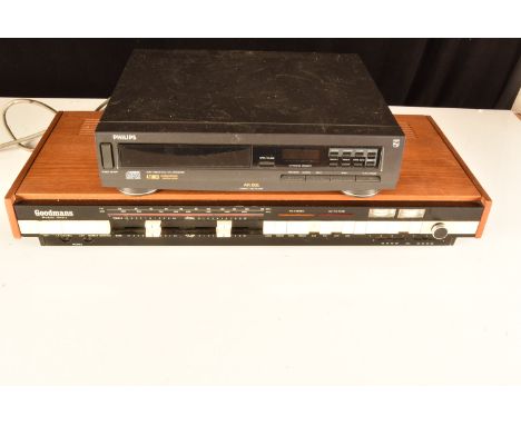 Goodmans Module 90 / Philips CD player, a Goodmans Module 90 system (receiver) with paperwork and original box, generally goo