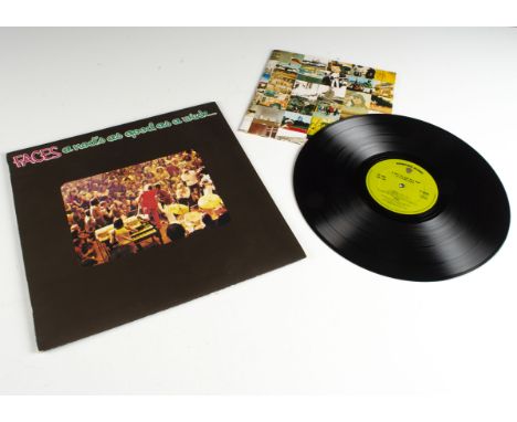 Faces LP, A Nod's As Good As A Wink LP - Original UK Release 1971 on Warner Bros (K 56006) - MacNeill Sleeve With Poster - Gr