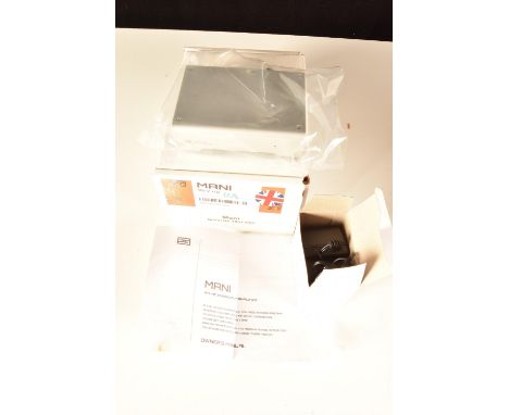Schiit Mani Phono Preamp, a Schiit Mani MM/MC Phono Preamplifier SCH-18 18013955, with adaptor and instruction leaflet, very 