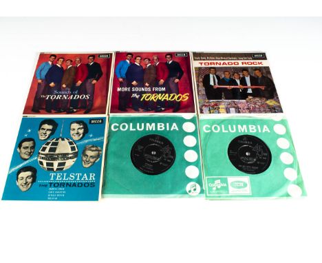 Tornados EPs / 7" Singles, four Original UK EPs and eleven singles comprising Tornado Rock, Telstar, Sounds of The Tornados, 