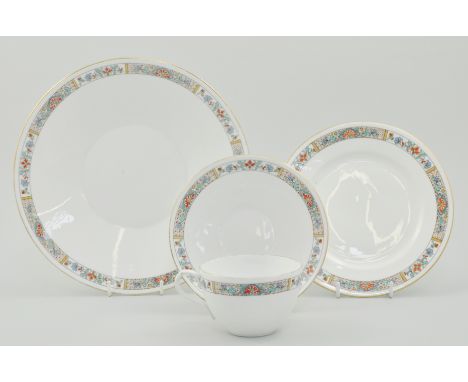 Shelley part tea service, comprising of six cups, eleven saucers, two cake plates and twelve side plates (32).