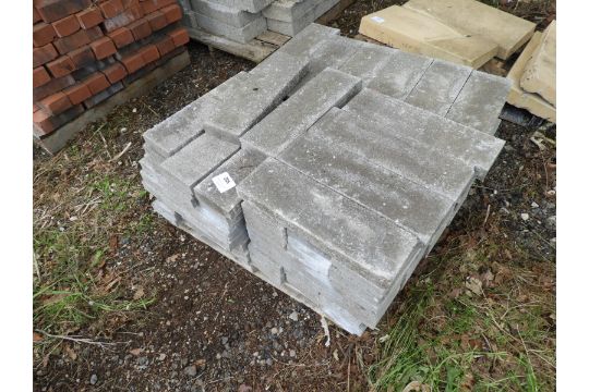 pallet of concrete blocks